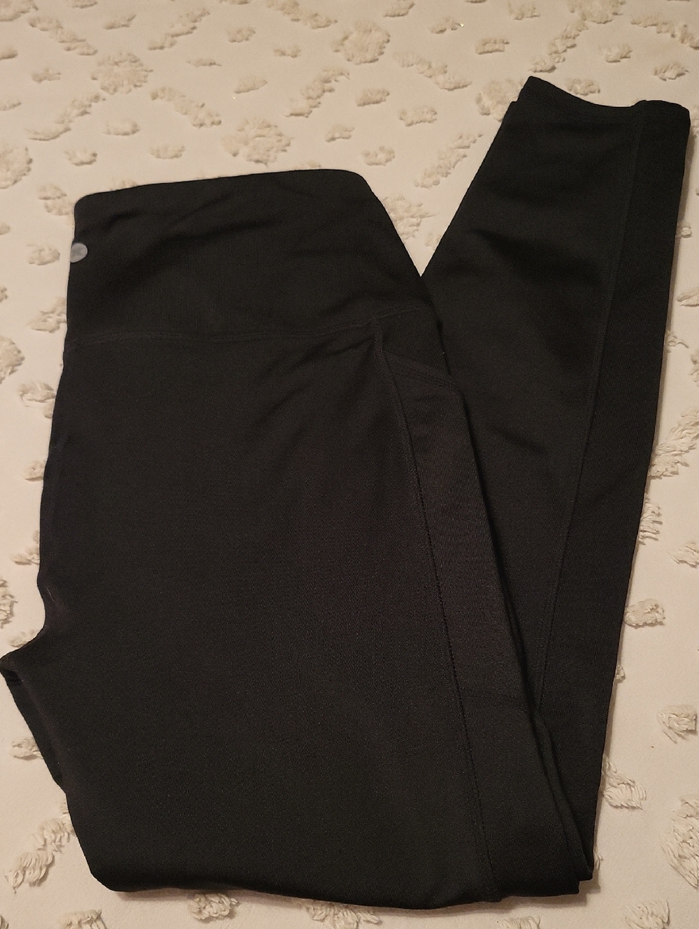 RBX Women's Black Performance Leggings with Logo Size Medium
